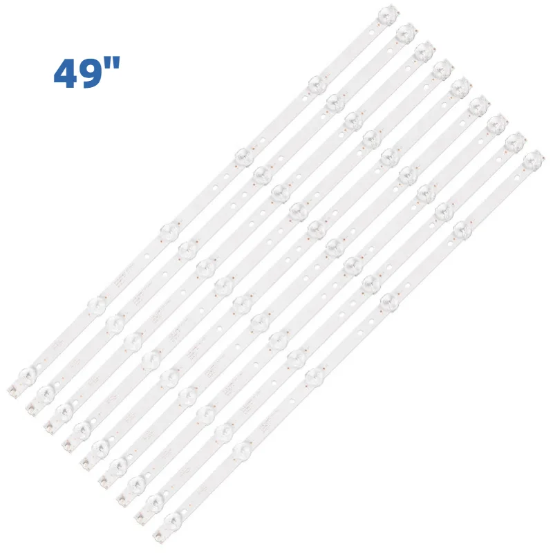 XC-252 for Philips 49 Inch 6LED 3V LED TV Backlight 4708-K49WD7-A1213k11 K490WD7 A2 4708-K490WD-A2213K01 497mm*12mm