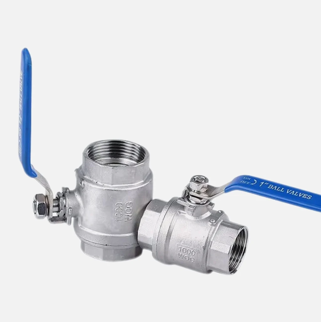 Wholesale 316 Stainless Steel ball Valve 2-Piece High Flow Female Threaded Manual Valve 304 Floating Threaded Ends Ball Valves