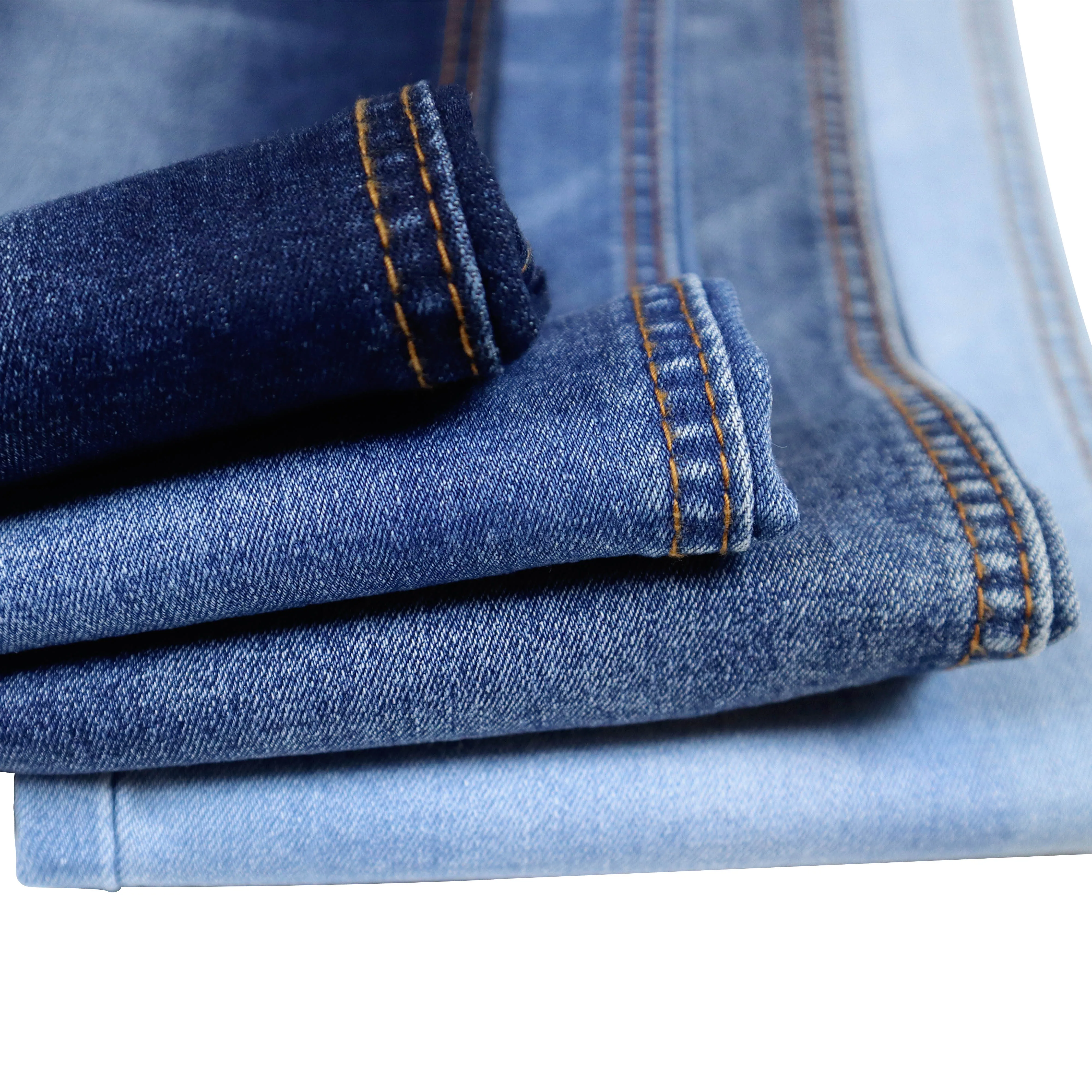 73%cotton 23%polyester 3%rayon 1%spandex toughmax denim cordura fabric China Factory Soft Denim Jeans Fabric Textile