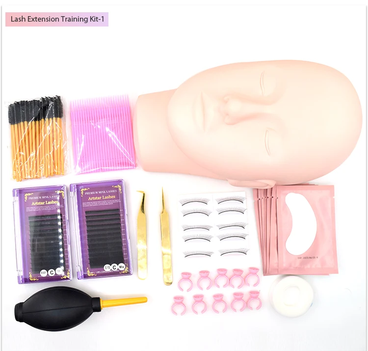 2021 New Arrival Eyelash Extension training Kits/ new start Lash Kit Set/Professional Eyelash Extension