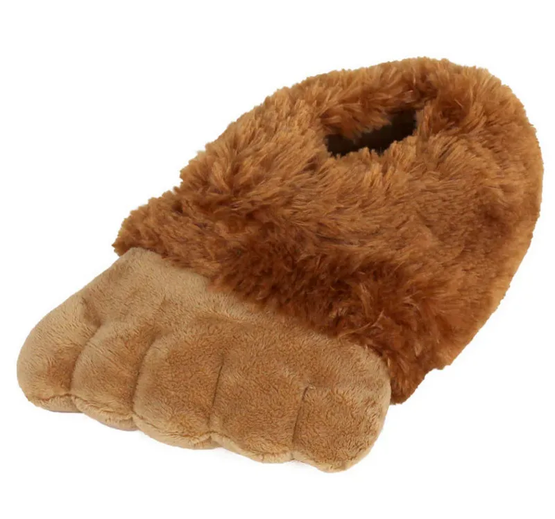 Customize Big Feet Furry Monster Adventure Slippers Hobbit Feet Costume Slippers for Adults