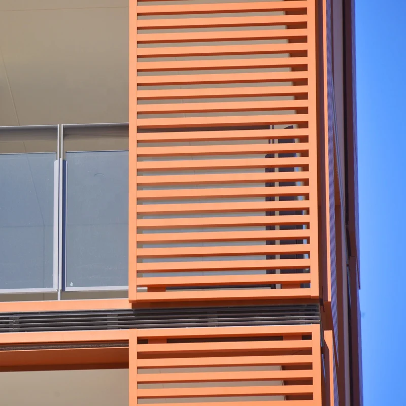 
Aluminium Sun Shutters Outdoor Sun Shade Sliding Louver Windows 