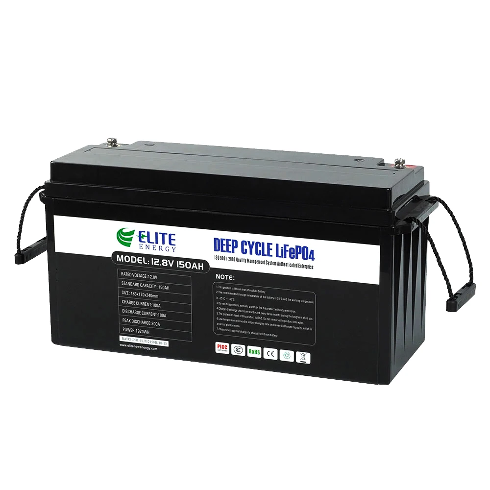 12V Li ion Solar Battery Pack 12V 100Ah 150Ah 200Ah Lithium ion Battery SLA Replacement LiFePO4 Battery with Bluetooth