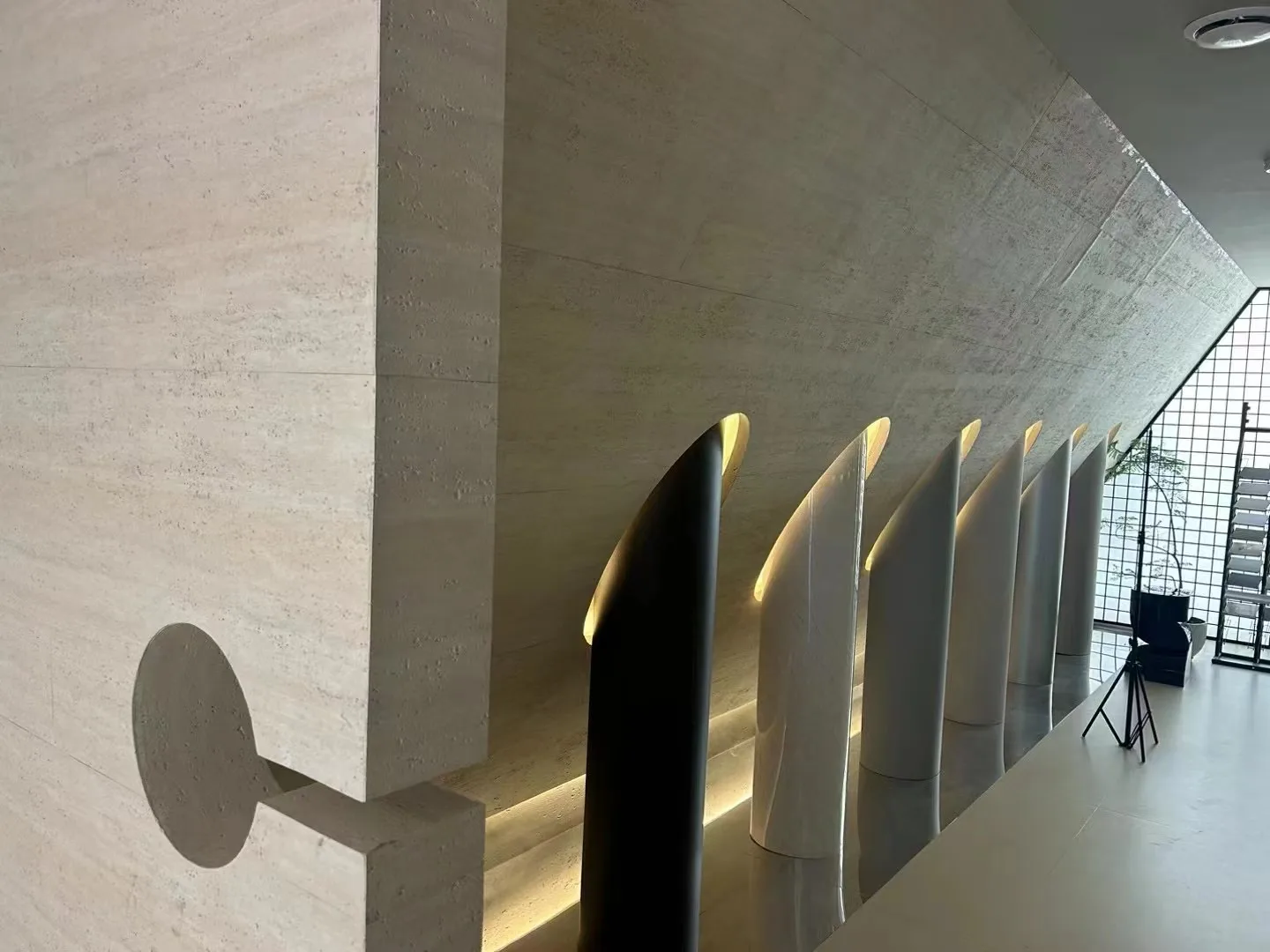 Flexible Stone Hotel Building Materials Interior And Exterior Walls Waterproof Easy To Install Wall Cladding Mcm Ceramic Tiles