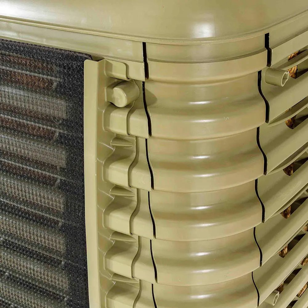 2 speed Down discharge 380V 30000 airflow industrial evaporative air cooler water cooled air conditioner