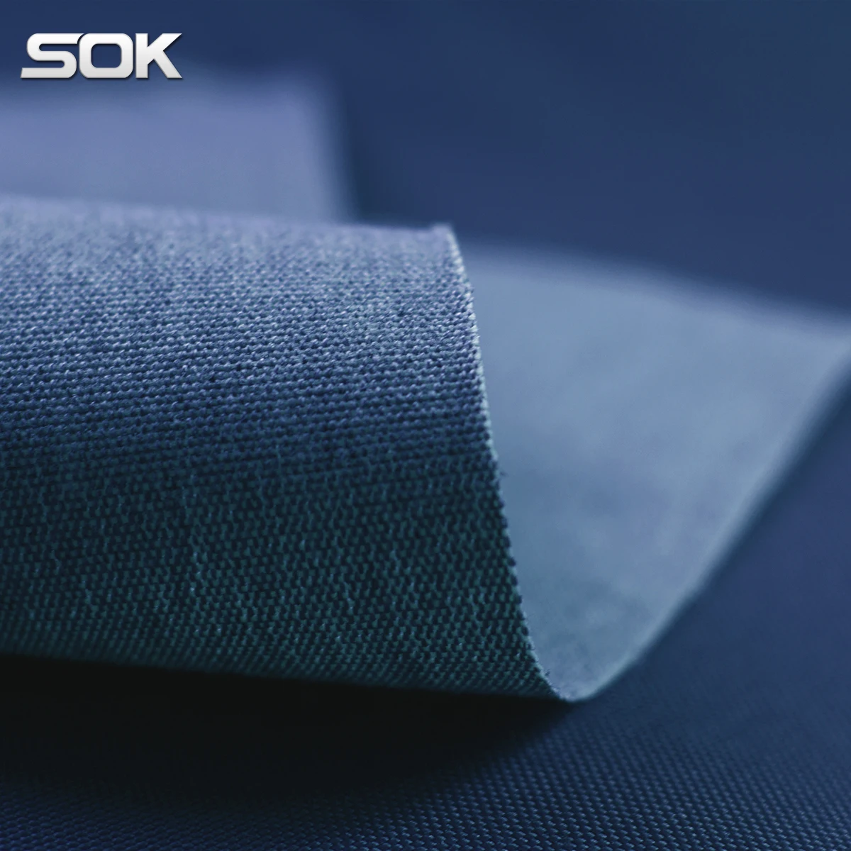 Outdoor canvas Solution dyed Polyester staple fabric for Tent Umbrella Furniture LANGA BLUE color