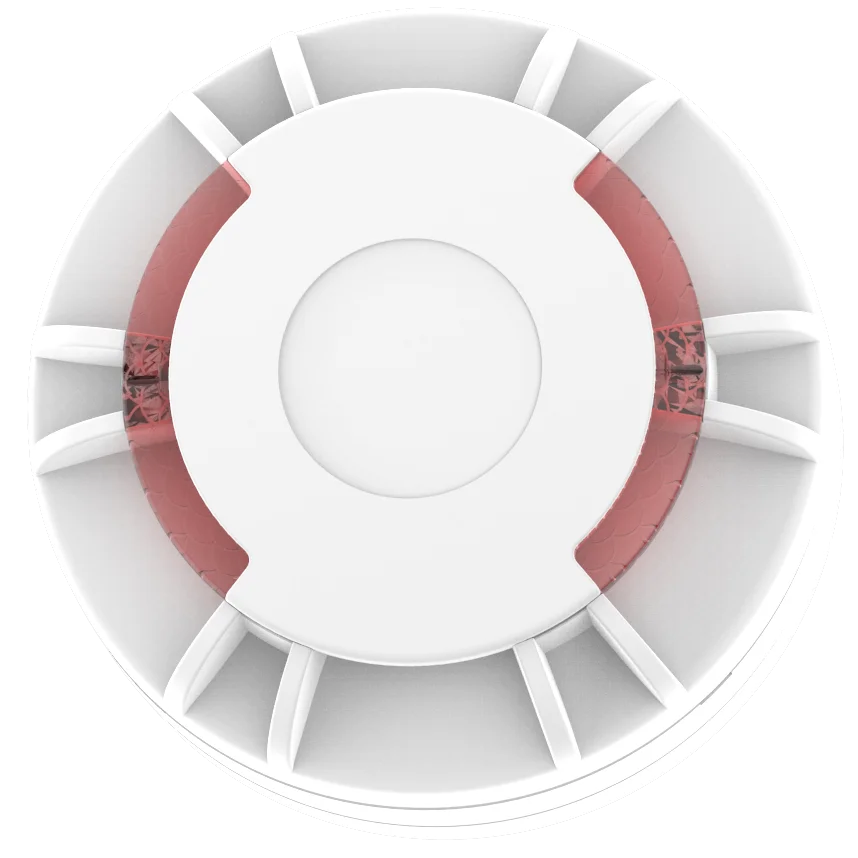 Hot sale wired smoke detector 12V smoke sensor with LED indicator