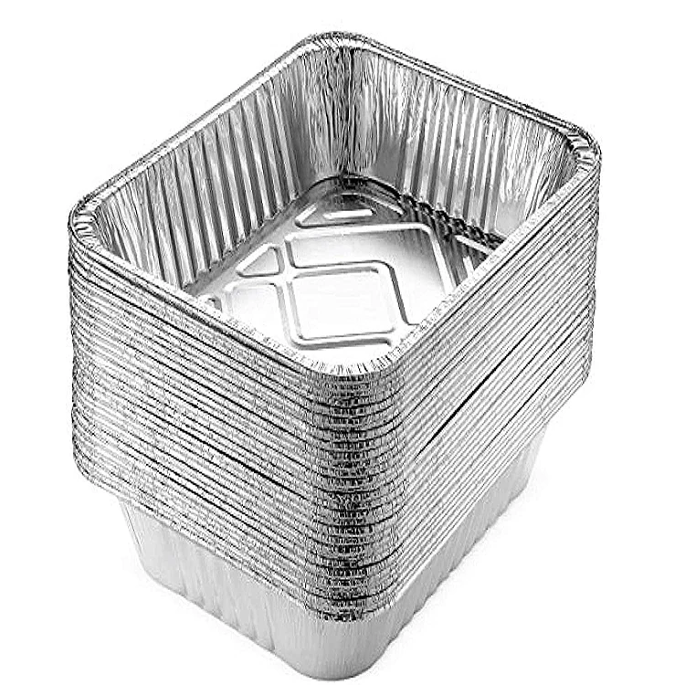 1.5 Lb Making Container Plastic Lids Bakery 100 8Xxx Semi Smooth Foilpan Sizes Dishes Sheet Half Small Large Aluminum Foil  Box