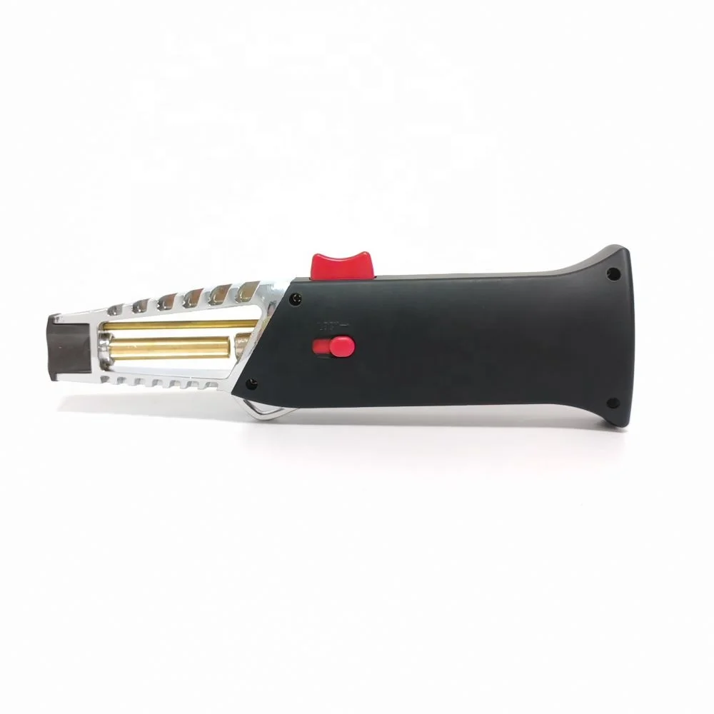 China Manufacturer 928A Custom Logo Metal Pen Jet Flame Windproof Straight Cooking Kitchen Butane Gas Torch Lighter