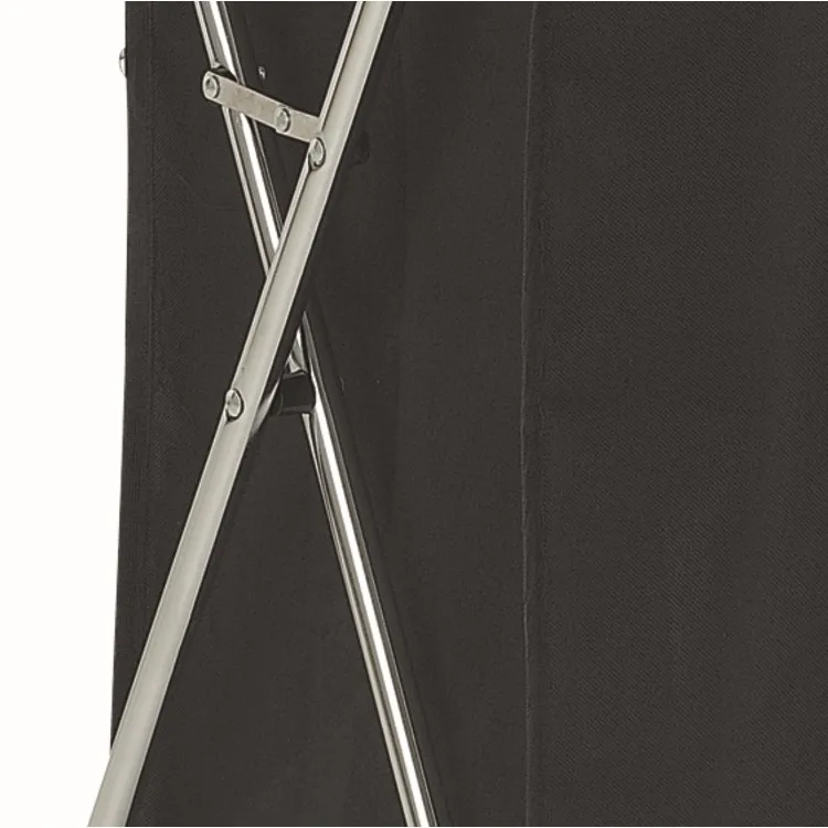 Chromed Tube laundry canvas hamper laundry basket collapsible  storage basket with handle