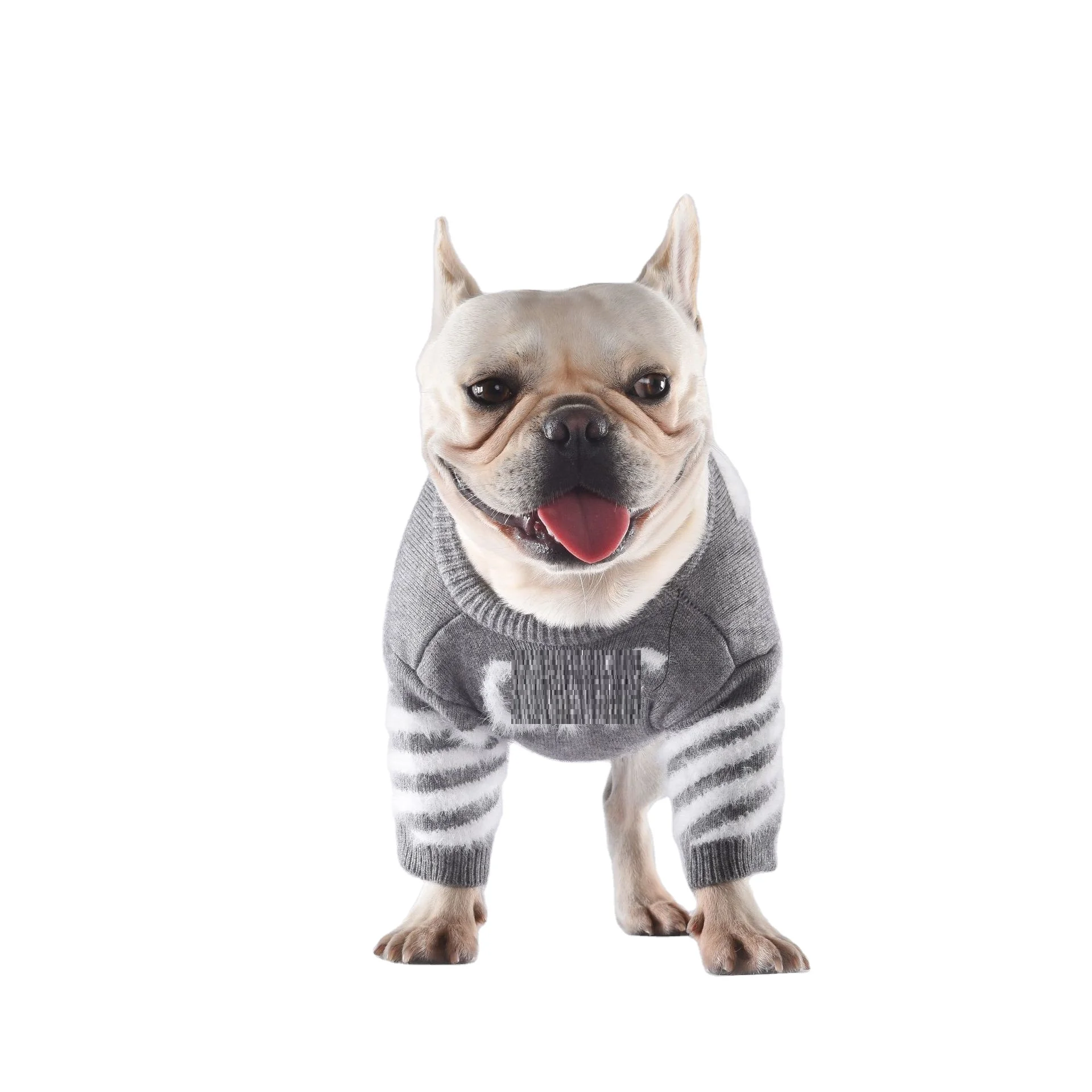 Pet dog tide brand knitted sweater Teddy warm fashion pullover autumn and winter mink wool sweater apparel wholesale