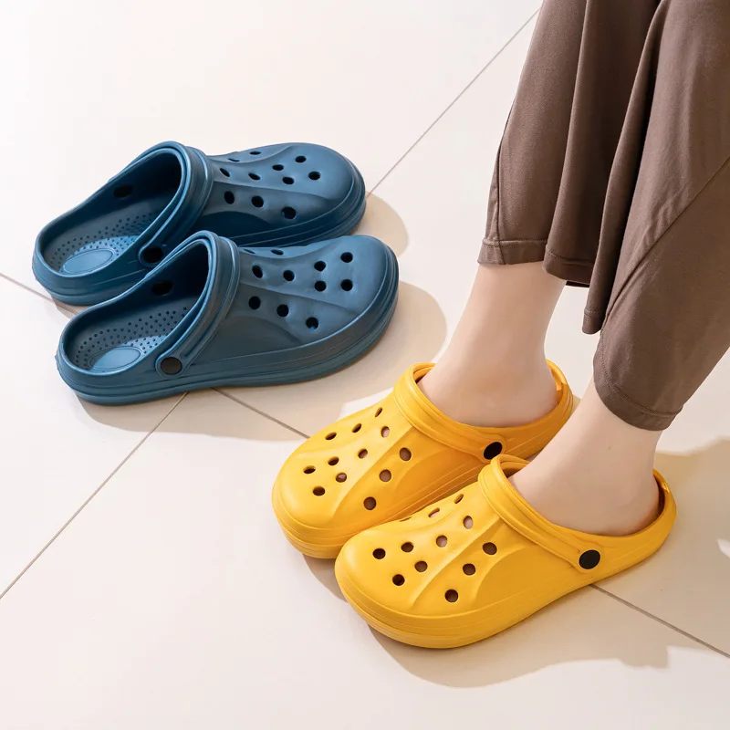 EVA Anti-Slip Unisex Clogs Shoes Solid Color