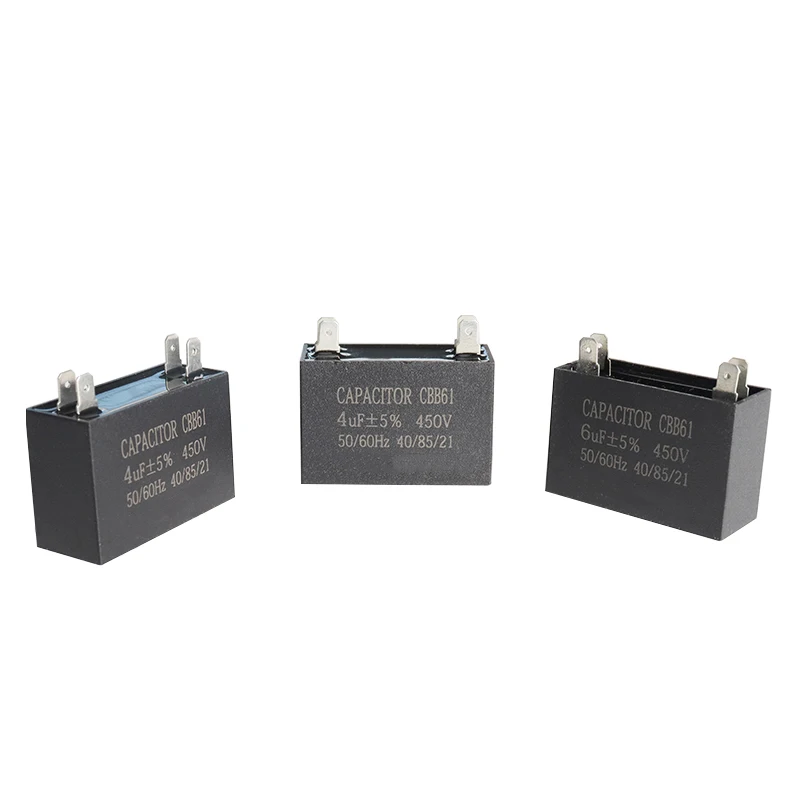 Capacitors CBB61 AC Motor Start Capacitor Air Conditioner Spare Parts