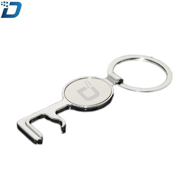 Custom Design Metal Phone Holder Bottle Opener Keychain