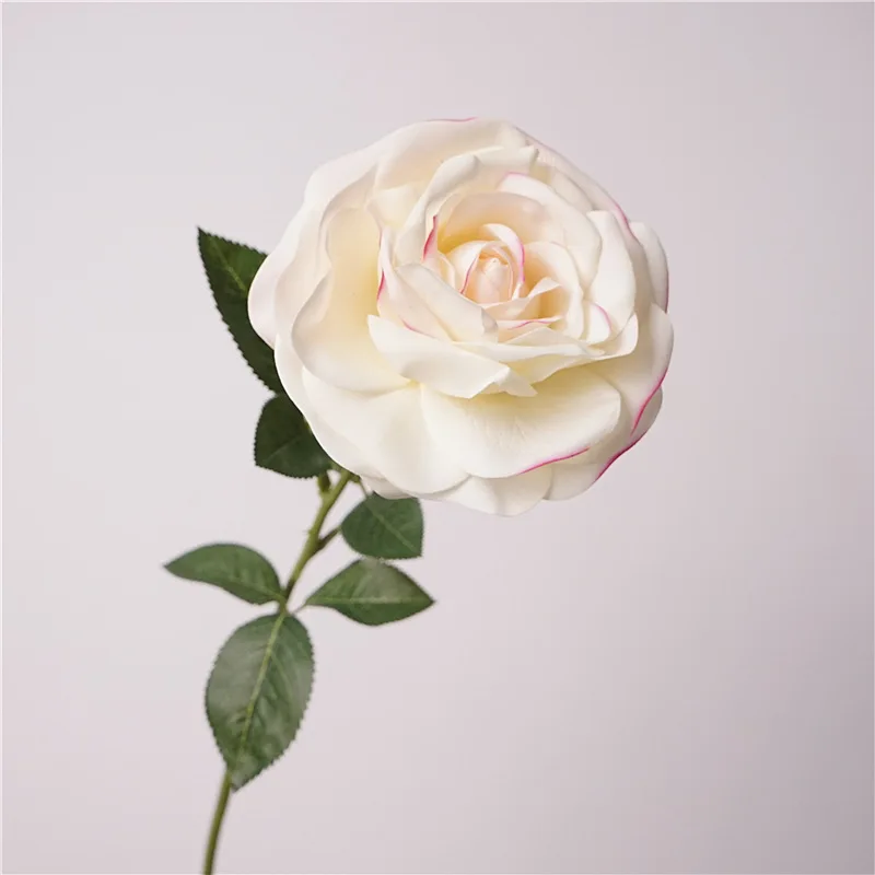 Цветочная композиция Queen Rose большая одна ветка ручной фетр увлажняющий мягкий Декор для дома фотографический реквизит невесты