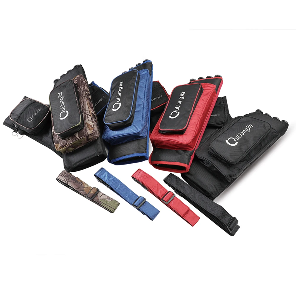Wholesale Factory Price 4 Tubes Bag Target Hip  Archery Arrow Quiver For Archery Shooting