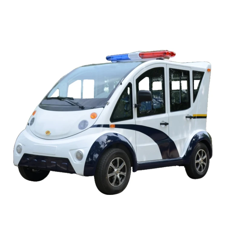 Electric Patrol Car Double Row Public Security City Management Park Four-wheel 4 Seats or 5 Seats Utility  Battery Patrol Car