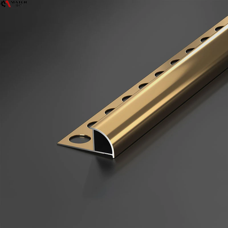 wholesale high quality flooring accessories aluminium alloy u shaped tile edge trim low price