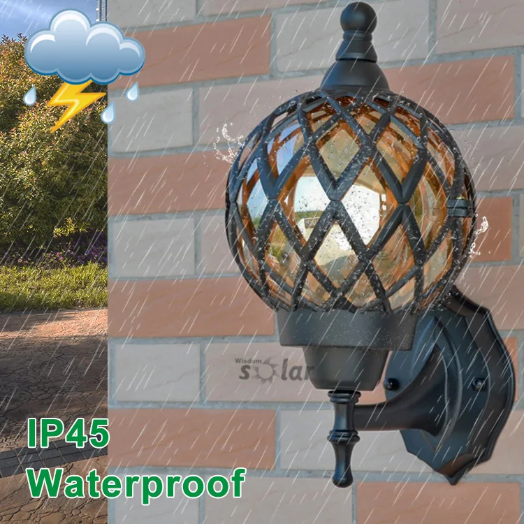 Электрический настенный светильник, светодиодный наружный водонепроницаемый садовый настенный светильник