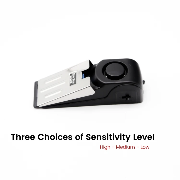 Anti-Theft Home Security Wedge Shape 120DB Door Stop Alarm