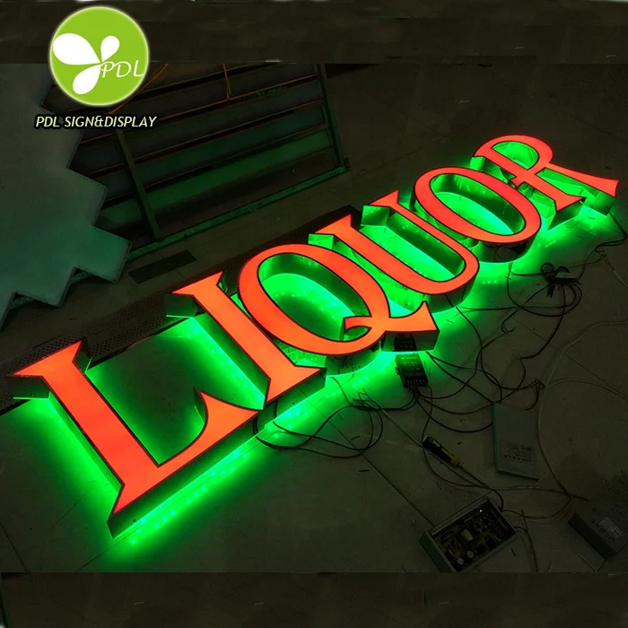 Именная доска на заказ дизайнерские знаки магазина знак витрины 3D буквенный Светодиодная подсветка буквенная