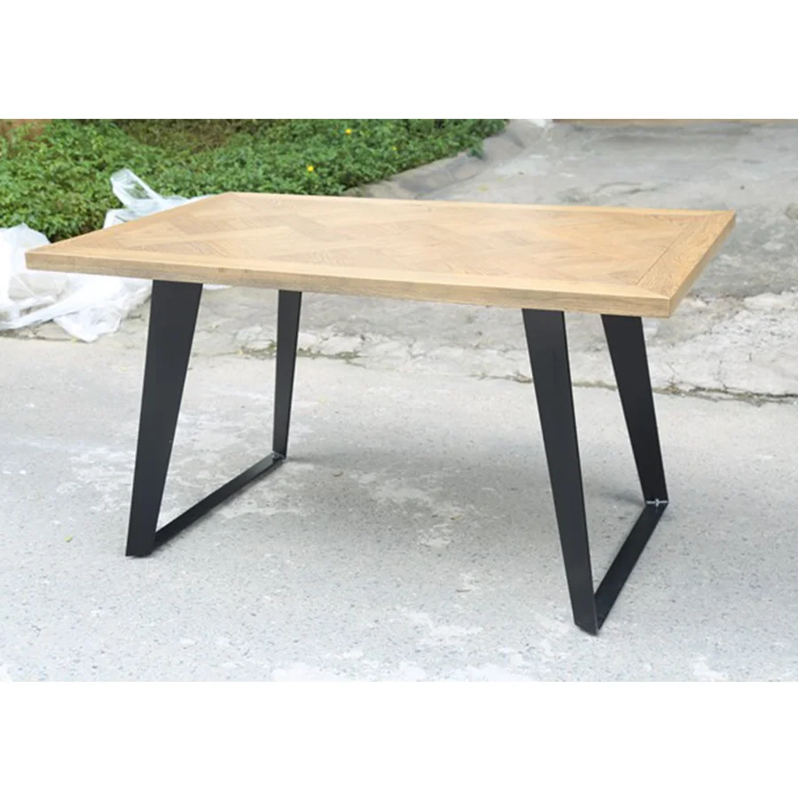 Home Adjustable Kina wooden dining table in acacia wood for dining room furniture with classic style from Vietnam ID004