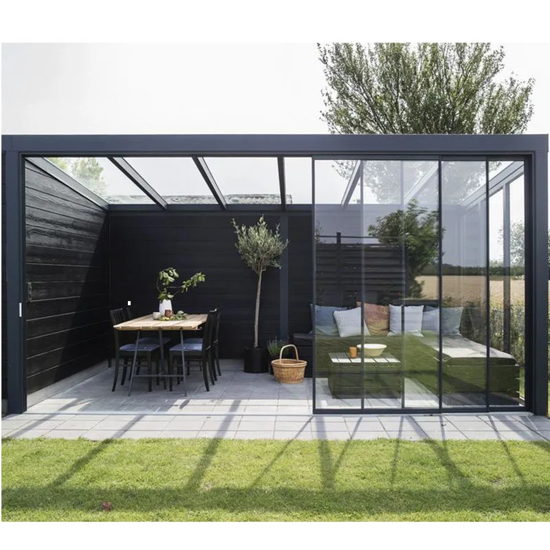 Oem Design Luxury Retractable Sunshade Waterproof Adjustable Outdoor Aluminum Pergola