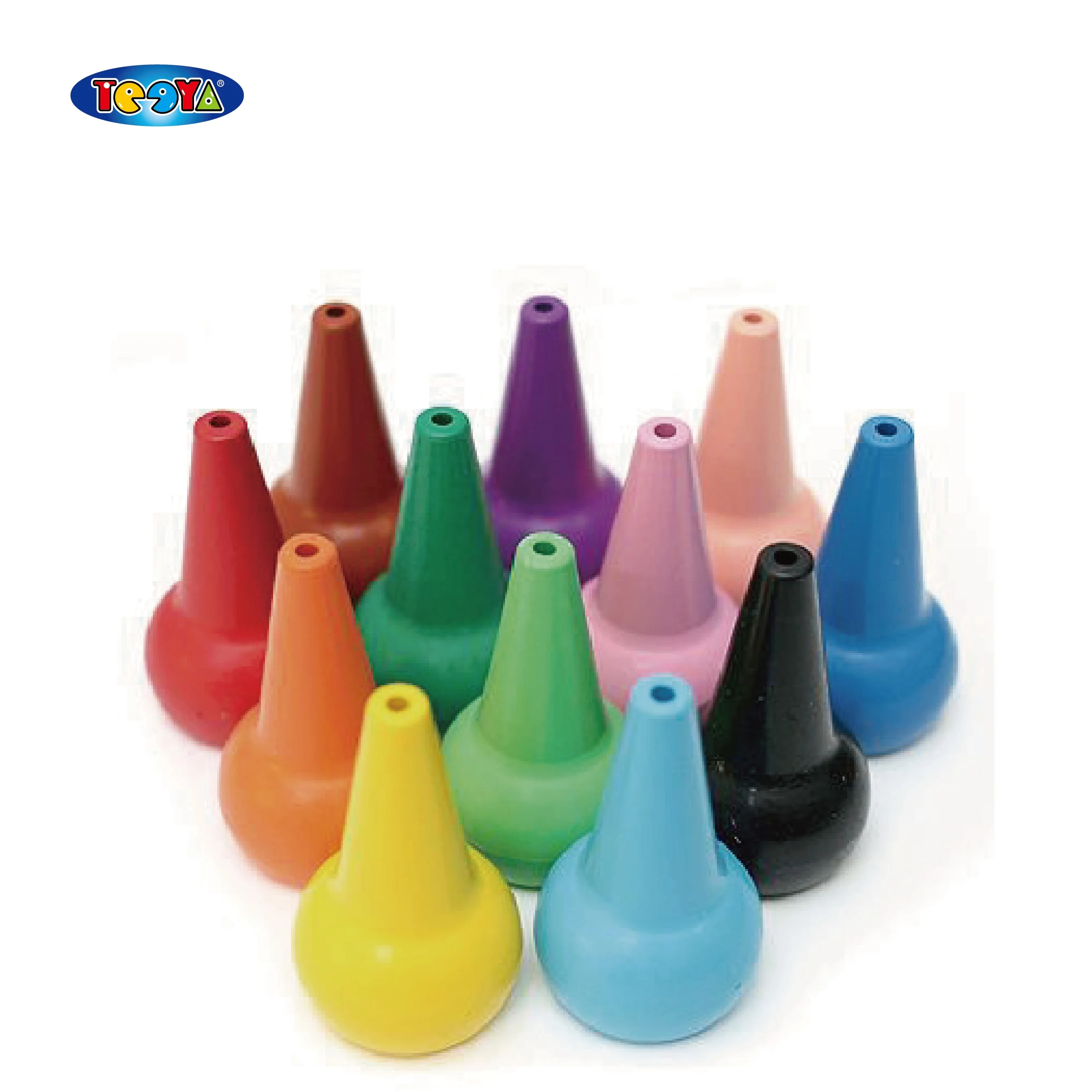 DROP SHAPED CRAYON SET IN BLISTER PACK