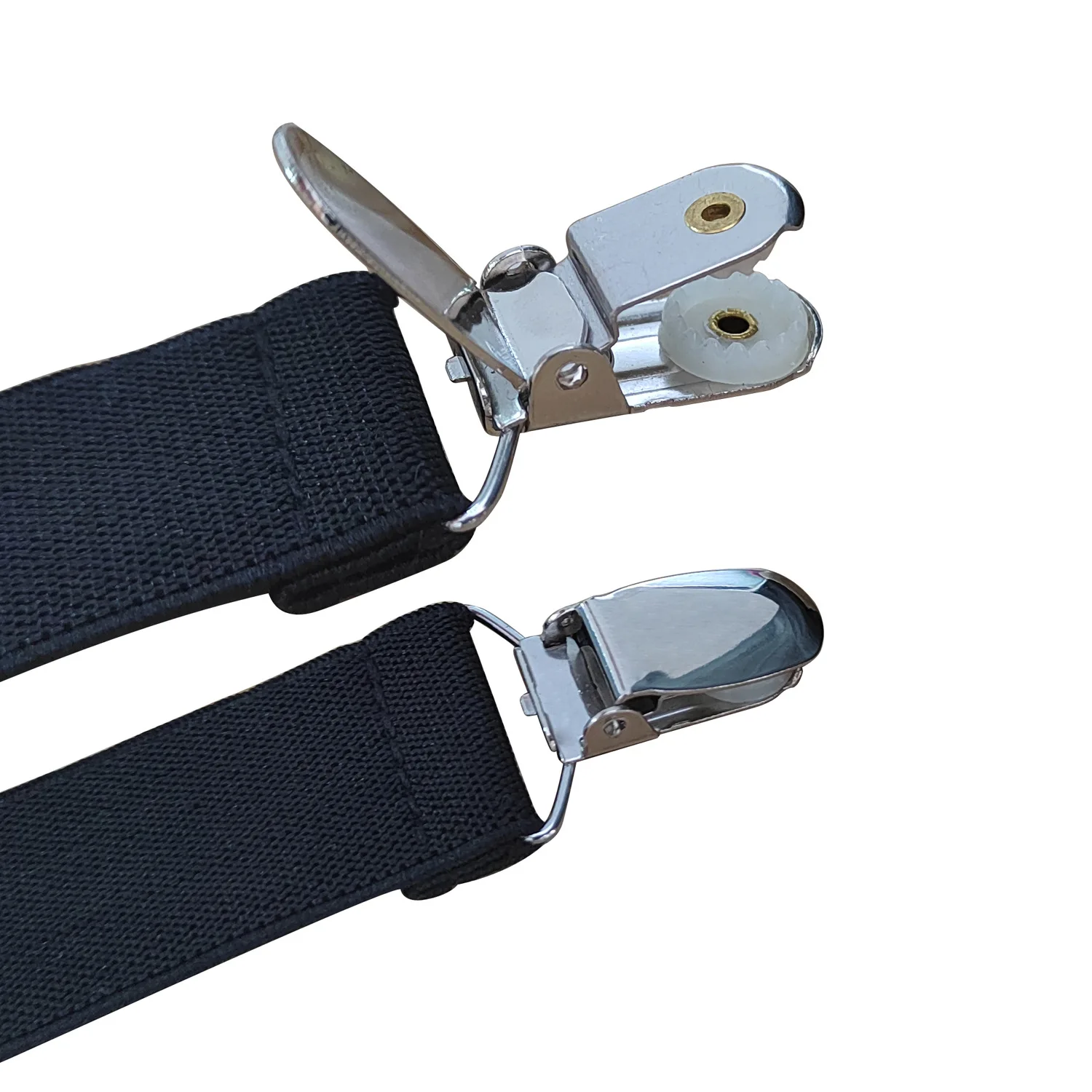 Shirt Stays for Men Non-slip Fixing Clip Y-Shaped Single Color Thigh Suspender Adjustable Elastic Garter