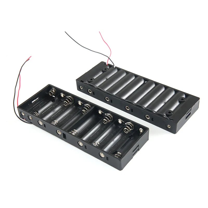 6v 3 volt waterproof plastic 9 cell single 2 4 6 10 aa battery holder with connector