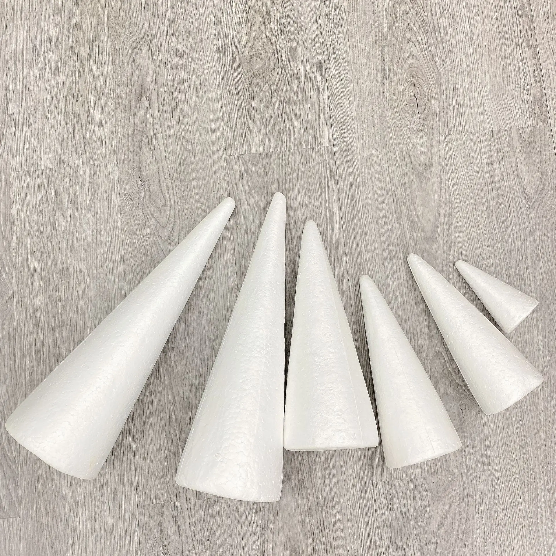 Hebei huiya EPS foam cone, conule shape EPS foam for wedding flowers decoration