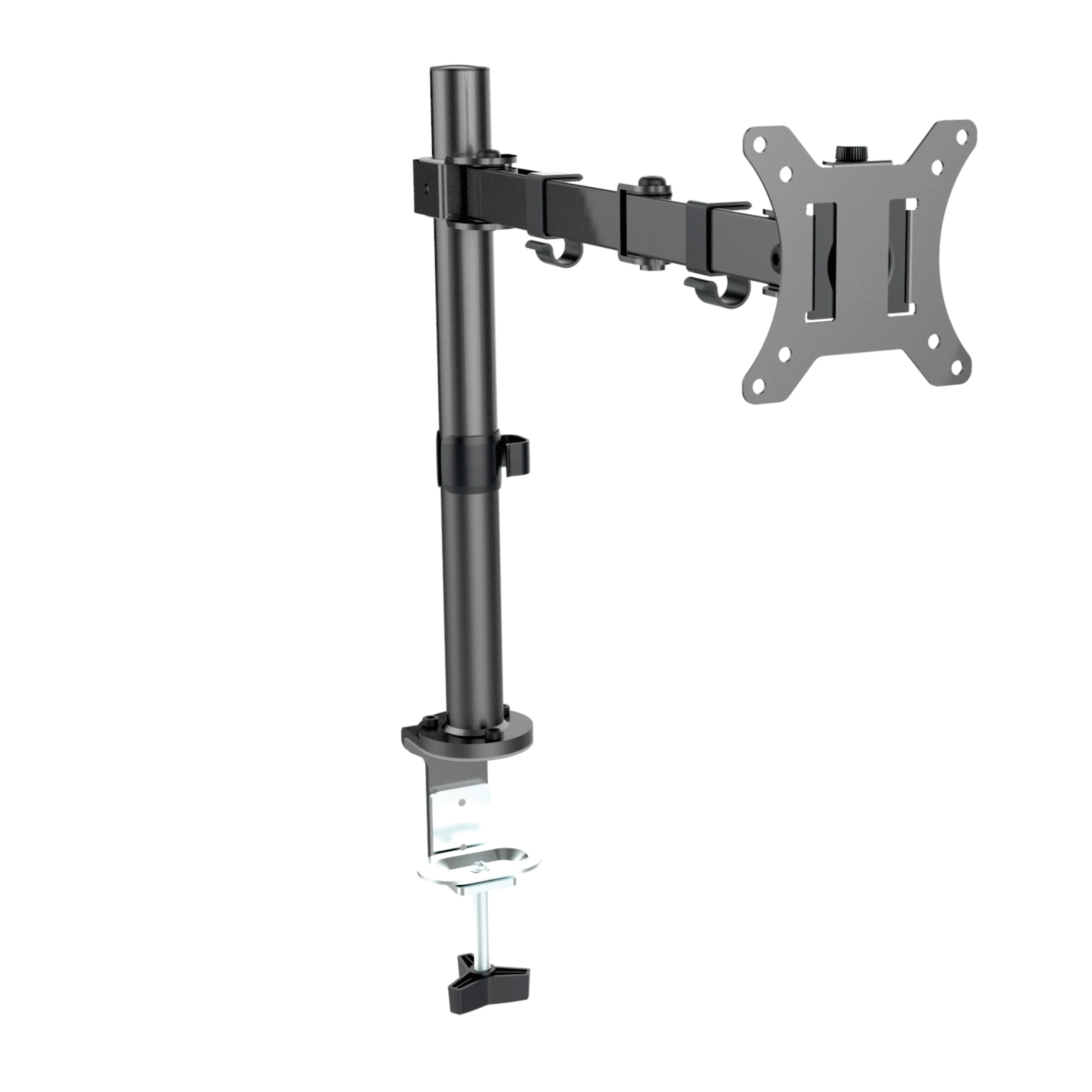 Hot Selling Swivel LED LCD Monitor Arm Two Mount VESA 100 to 100mm 14 to 32 Inch Monitor Stand for Laptops