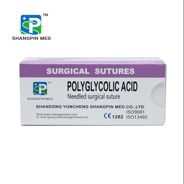 CE ISO Good Price Sterile Polyglactin 910 Suture Kit Sutures With Needle