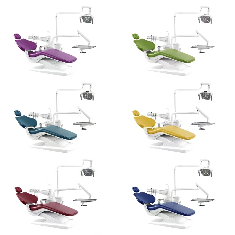 Hot Sale Dental Equipment Top Mounted 12 Hole LED Lamp Child Dental Chair For Dental Clinic