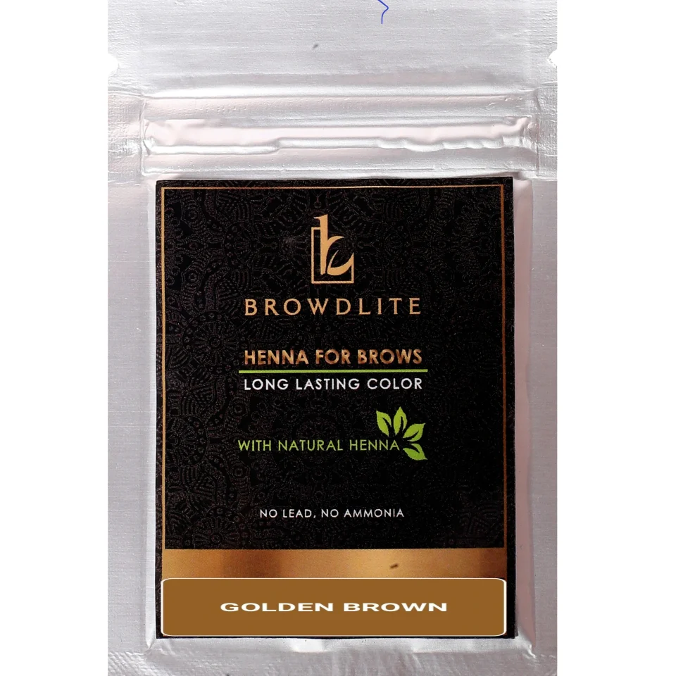Professional Long-Lasting Semi-Permanent Eyebrow Eyelash Tint Best Price Natural Henna Powder Dye with Private Label