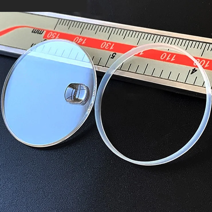 Watch Glass Thick 1.5mm Diameter 30-40mm Double dome Sapphire Anti scratch Smooth Round Transparent Crystal
