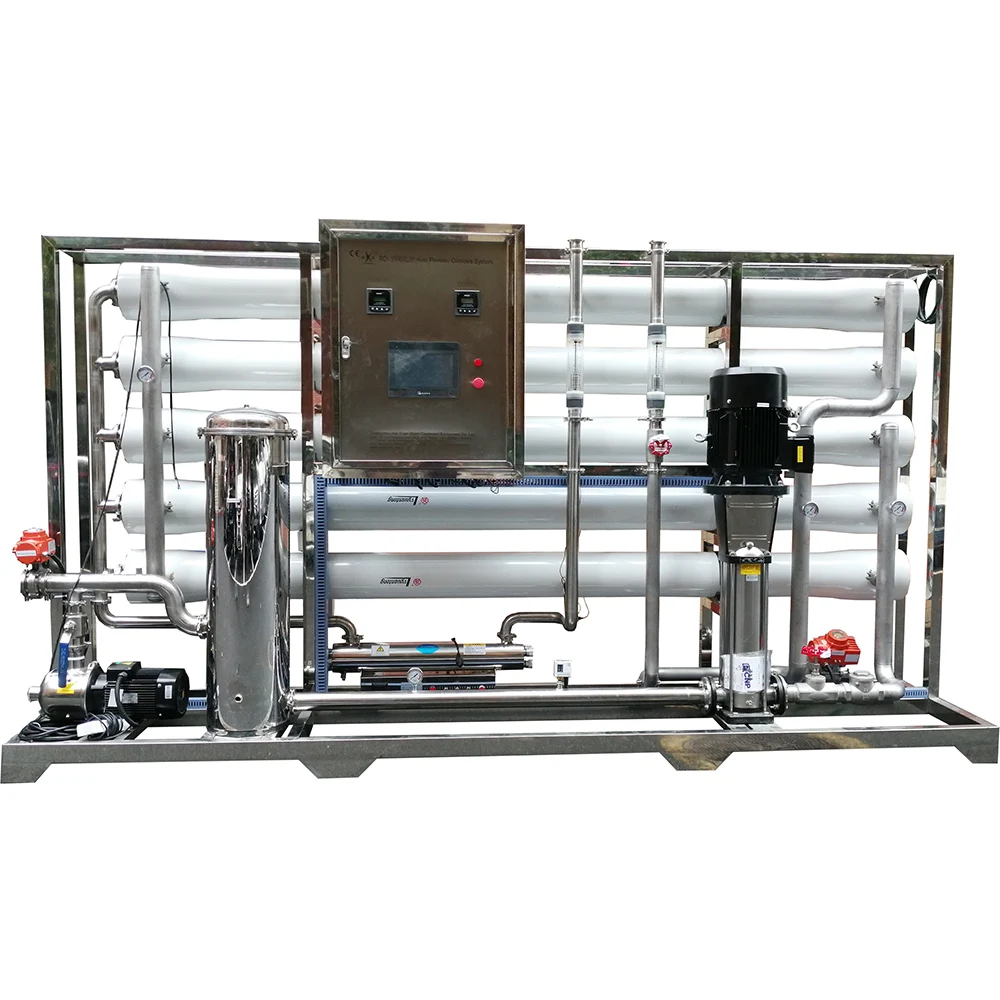 Промышленная Очистительная Машина Ro, 15 т/ч, система питьевой воды с обратным осмосом