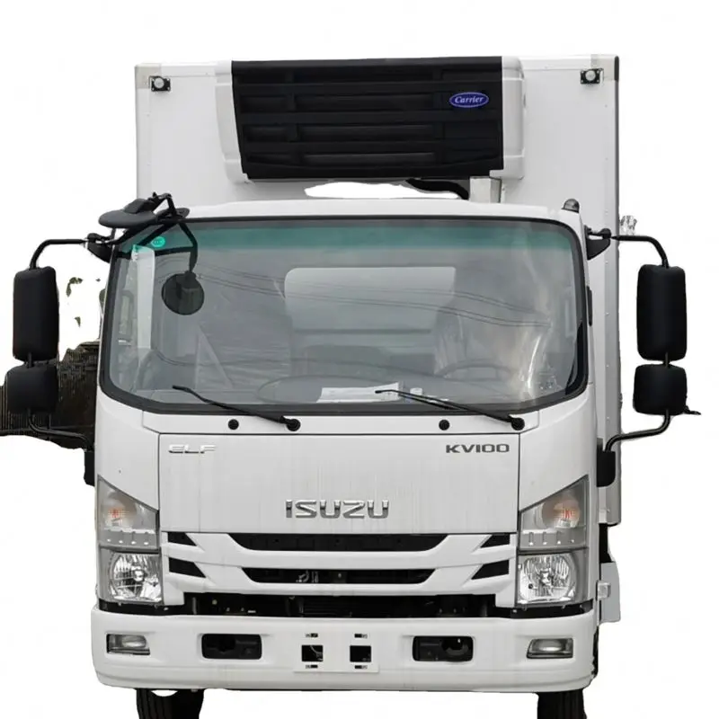 Factory Direct 3ton 4ton 5ton Refrigeration Trucks New Diesel Van Truck with 4x2 & 6x4 Drive Wheels Light Cargo Transportation