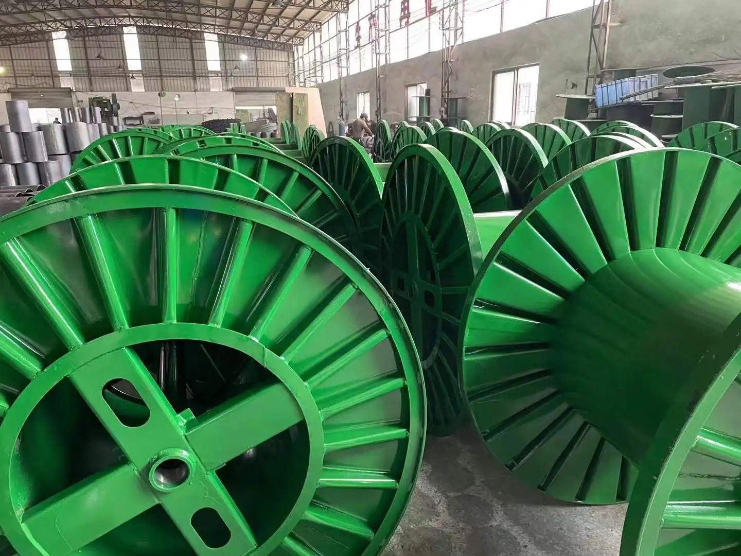 Best Selling Customized Size Steel Bobbin Wire Cable Spools for Cable Wires Corrugated Bobbin