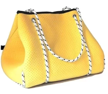 Large capacity Neoprene custom insulated custom Beach tote bag for women girls tote bags with custom printed logo OEM ODM