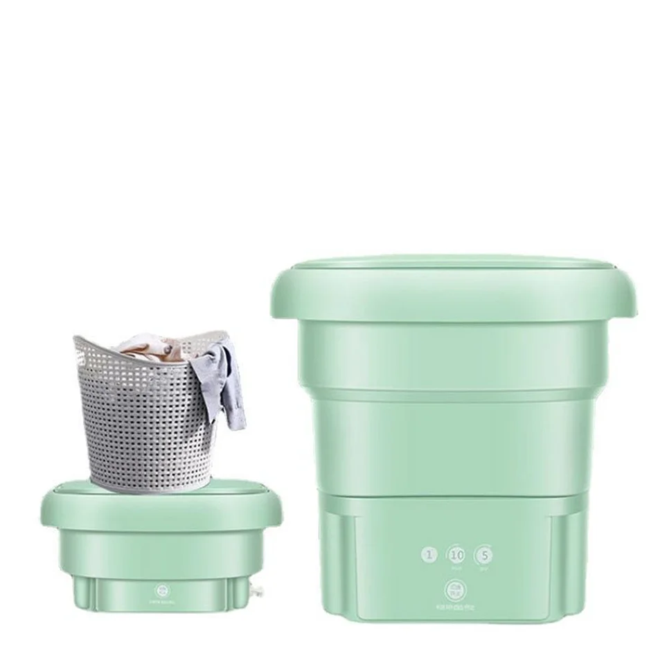 Foldable Mini Washing Machine Dormitory 4.5L Mini Automatic Washing Machine