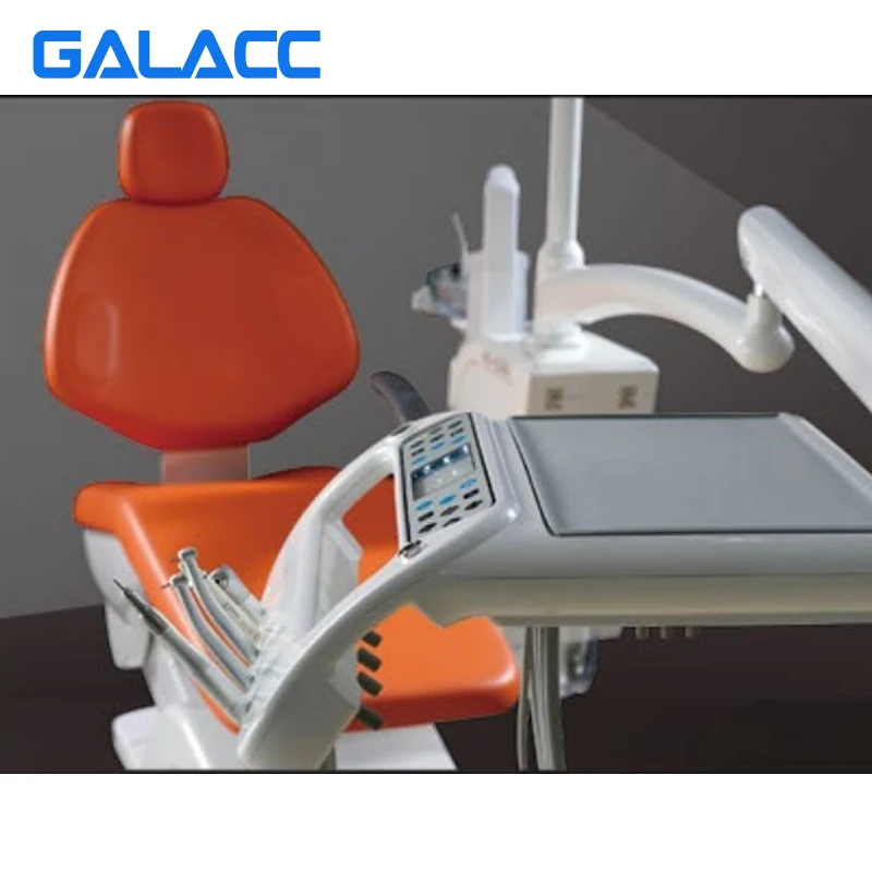 Dental Equipment Full Set Inbuilt Compressor Oral Camera Cushion Foot Control Led Lamp Medical Dental Chair For Dental