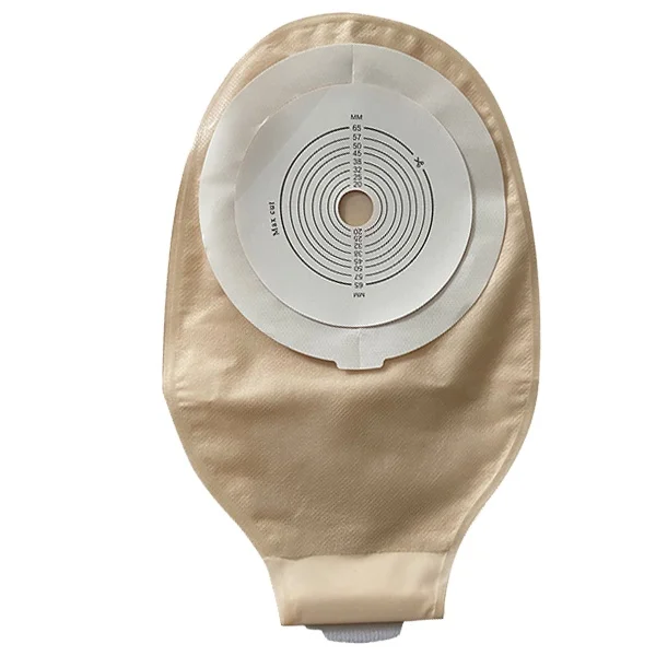 Drainable One Piece Disposable Ostomy Cover Type Incontinence Colostomy Bag with PE Clip