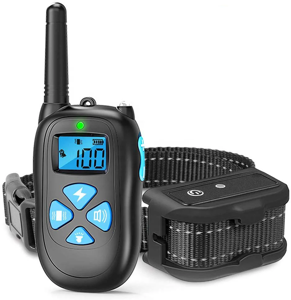 2022 Amazon горячие продажи пульт дистанционного управления кинологический Ошейник без коры Воротник с 1500FT
