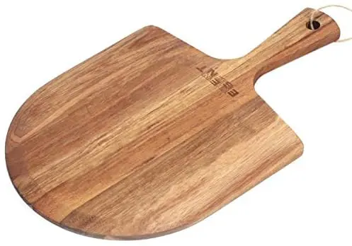 Pizza Cutting Board With Handle Bamboo Acacia Wooden Pizza Peel