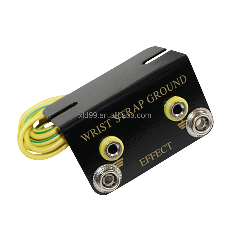 2022 New L type wrist strap bench antistatic box esd earthing plug esd grounding socket