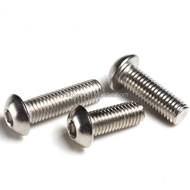 Zinc Plated Hex Socket Button Head Machine Screw