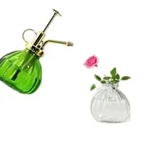 250ml glass pumpkin decorative golden  mini water sprayers  for the plants and flowers home and garden