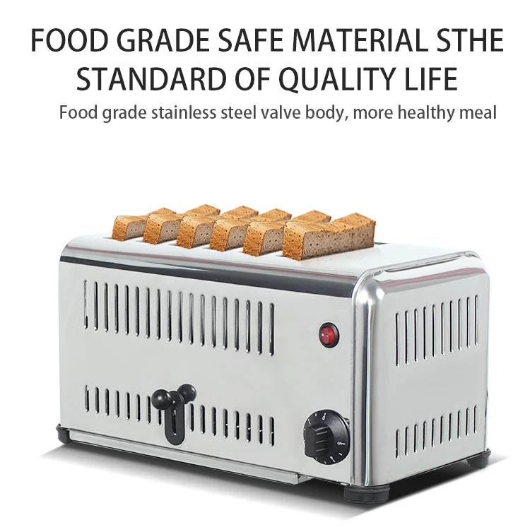 Tostadora de pan kitchen commercial 4pc cafe electric cheap pop up popup sandwich bread toaster 2 4 slice digital toast machine