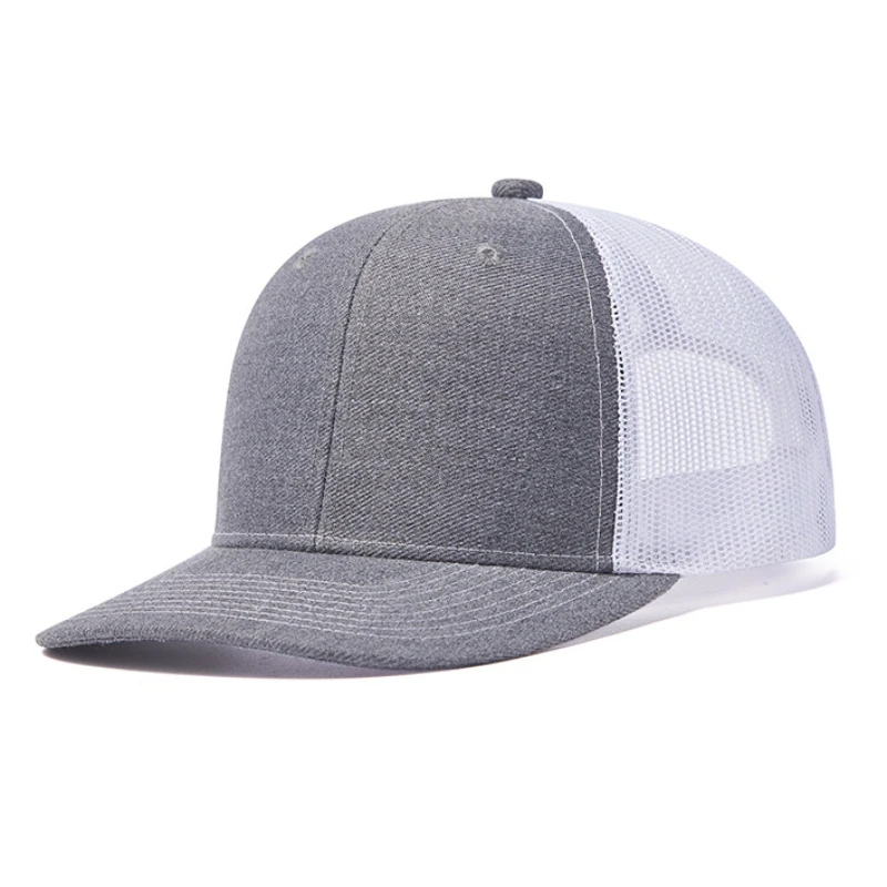 Gorras Columbia de hombre 6 Panel Custom 3D Embroidery Leather Patch Logo Sports Snapback Baseball Mesh Trucker Hats Caps